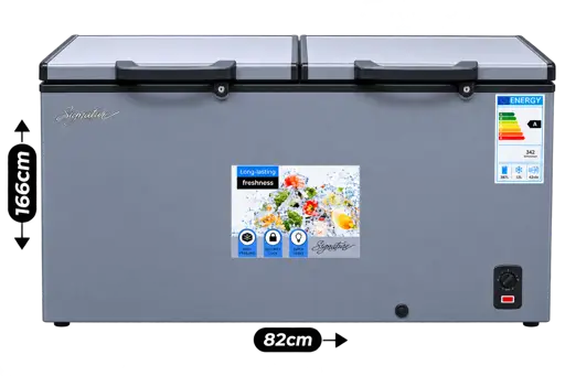 Congélateur coffre Signature SGA-CF-500 – 500 L – Couvercle en verre – Garantie 6 mois