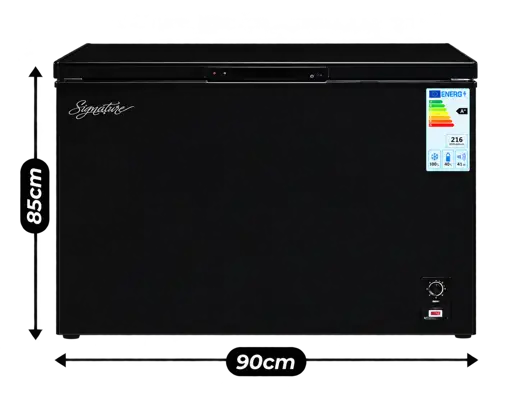 Congélateur coffre Signature SGA-CF-200 – 200 L – Couvercle en verre  –  06 mois de garantie