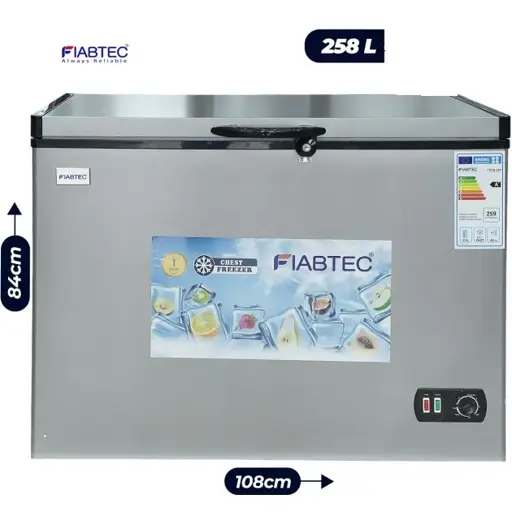 Congélateur - Fiabtec - FTCFQ-258 - Capacité 258L - Garantie 06 Mois