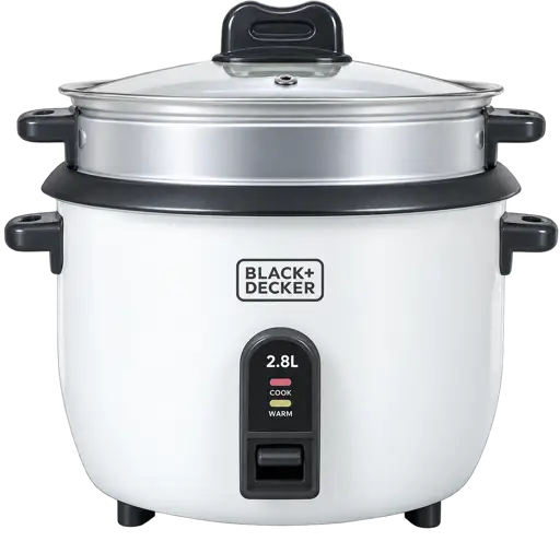 Cuiseur à riz Black+Decker RC2850-B5 – 2,8 L - 1100 W - 03 mois de garantie