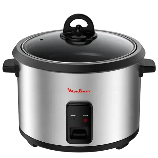 Cuiseur à riz MOULINEX Easy Rice MK123D10 – 1,8 L – 700 W – Inox –  03 mois de garantie