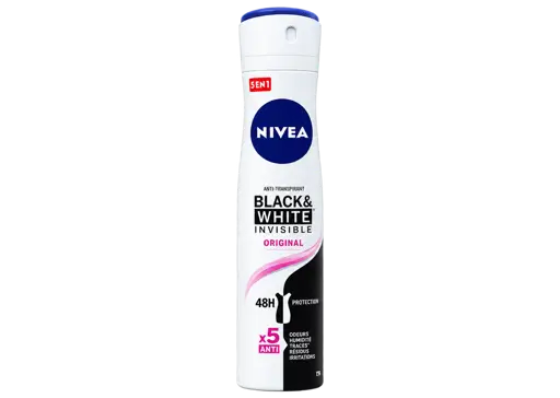 Déodorant Spray Nivea Black & White Clear Féminin - 200 ml