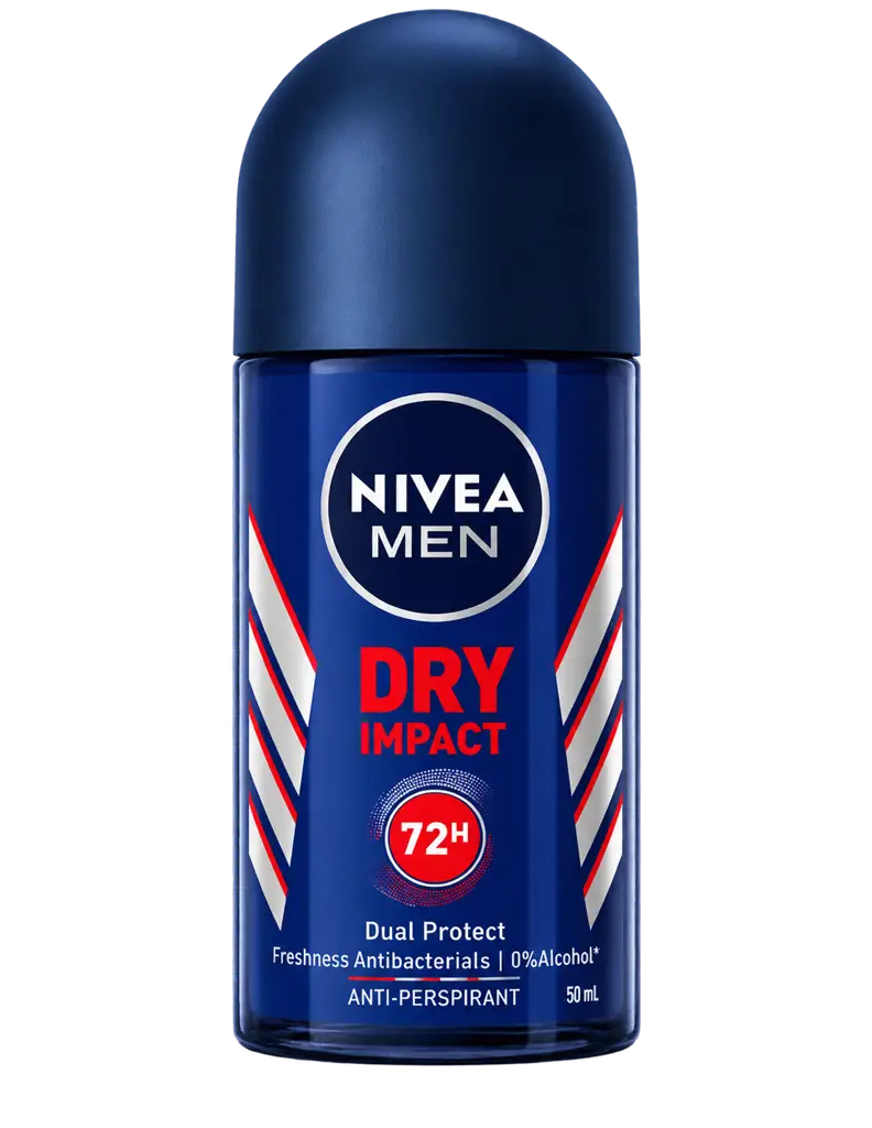 Déodorant Roll-On Nivea - Men Dry Impact Masculin - 50 ml 