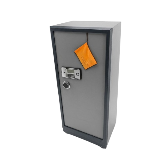 Coffre-fort ignifuge de sécurité numérique automatique de bureau 120 cm - ES230637 - acier laminé à froid de haute qualité - métal - sécurité numérique