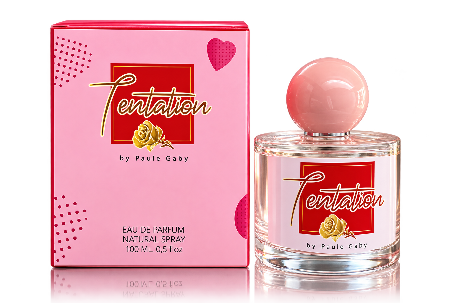 Eau de Parfum Femme Florale & Fruitée - Tentation 100 ml 