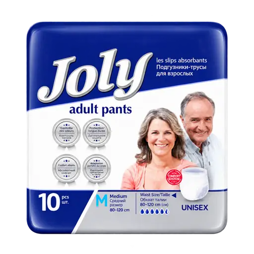 Culottes pour adultes Joly unisexe taille M – paquet de 10