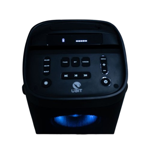Enceinte Bluetooth Ubit UB-88 - Double Woofer 8 Pouces LED - Micro Sans Fil et Télécommande - Garantie 03 Mois