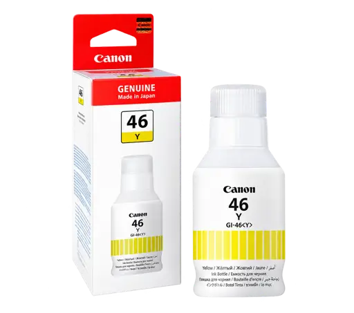Encre Canon - GI-46Y Jaune pour MAXIFY -  GX6040 et GX7040 - Garantie 06 Mois