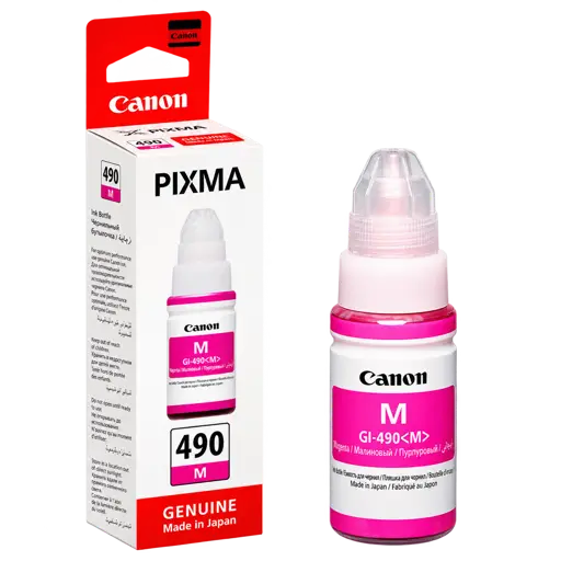 Encre Canon  -GI-490M  - Magenta  - pour imprimantes PIXMA - Garantie 06 Mois