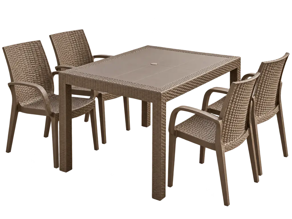 Ensemble chaise et table de jardin -  HB263060 / HB263059