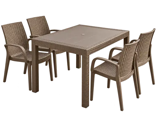 Ensemble chaise et table de jardin -  HB263060 / HB263059