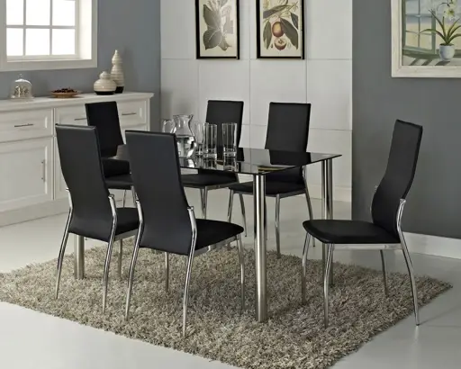 Ensemble salle à manger 6 places SF112093  - contemporain
