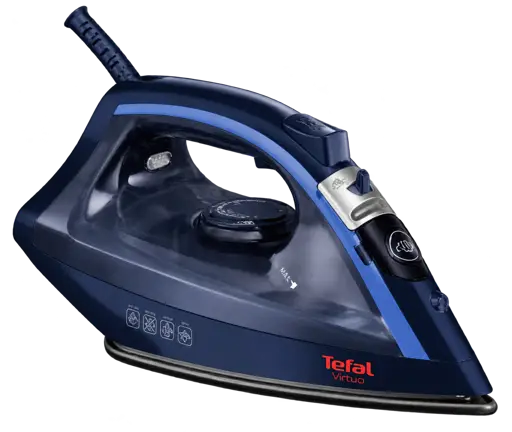 Fer à Repasser Vapeur Tefal FV1713E0 Virtuo – 2 000 W – Semelle Antiadhésive – 03 mois de garantie