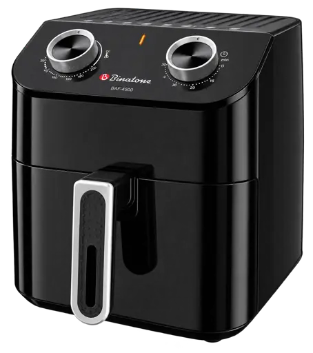 Air fryer Binatone BAF-4500 – 4,5 L – 1350 W – Noir - Garantie 03 Mois