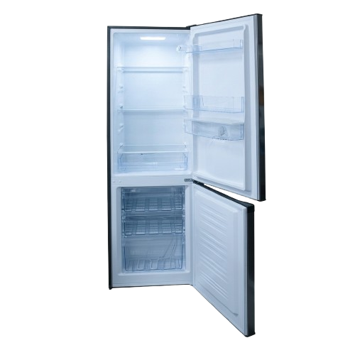 Réfrigérateur combiné Binatone - FR-305C - 248 Litres – 2 Portes – 3 Tiroirs – Gris – Classe climatique T – Garantie 06 mois