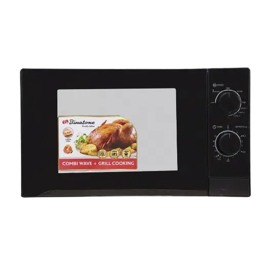 Micro-ondes avec grill - BINATONE - MWO-2017MG 20 litres - 700 Watts - Noir – Garantie 03 mois