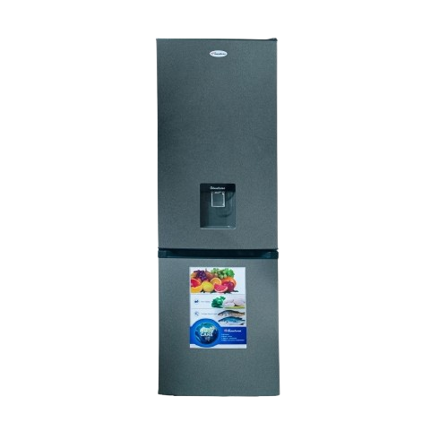 Réfrigérateur combiné Binatone - FR-305C - 248 Litres – 2 Portes – 3 Tiroirs – Gris – Classe climatique T – Garantie 06 mois