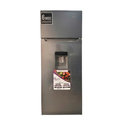 Réfrigérateur double battant - ROCH - RFR‑265DTWD – 210 litres avec distributeur d'eau – Classe climatique SN/N/ST/T – Gaz écologique R600a – Garantie 6 mois 