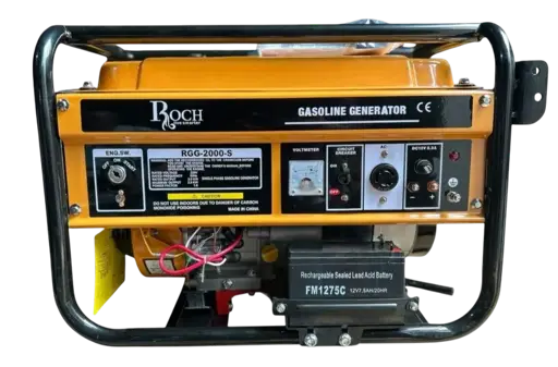 Groupe électrogène à Essence - Roch - RGG-2000-S - 2.5KW - Garantie 06 Mois