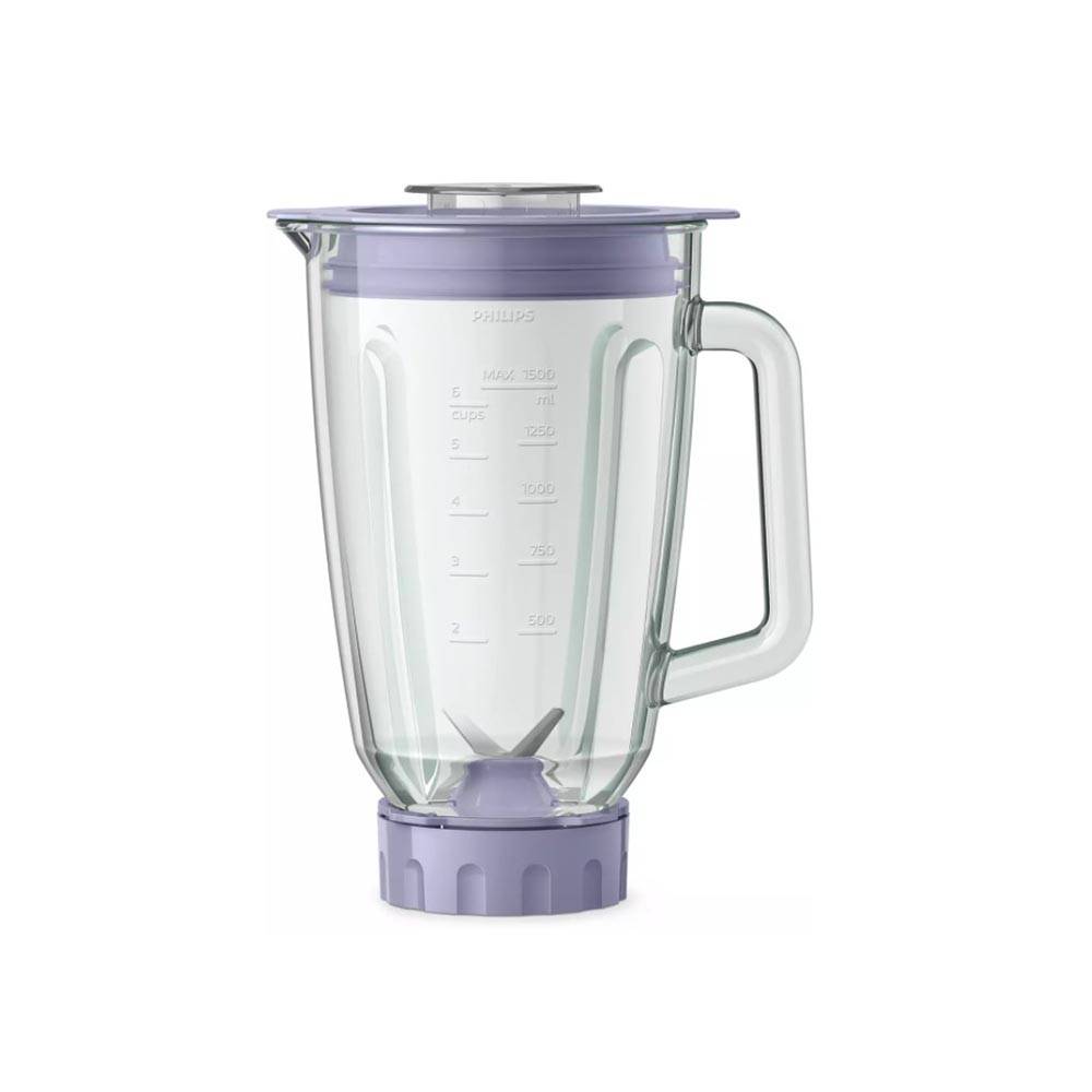 BLENDER PHILIPS 700W 2L 2IN1 GLASS JAR WHITE/BLUE – 5 VITESSES – HR2222/01 – 03 Mois de garantie