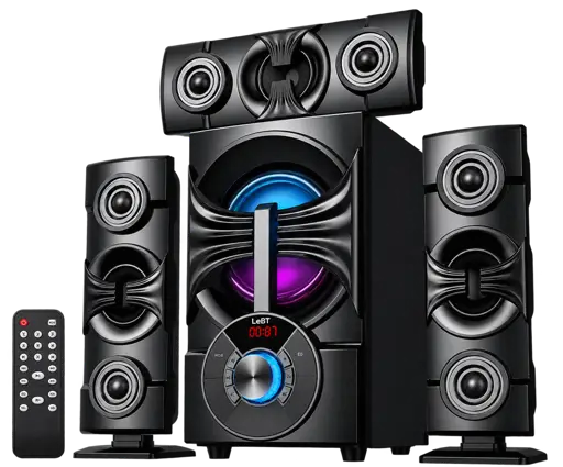Home Cinéma Ubit - UB-100S - Enceinte 3.1 Canaux avec Caisson de Basses - Bluetooth - Garantie 06 Mois