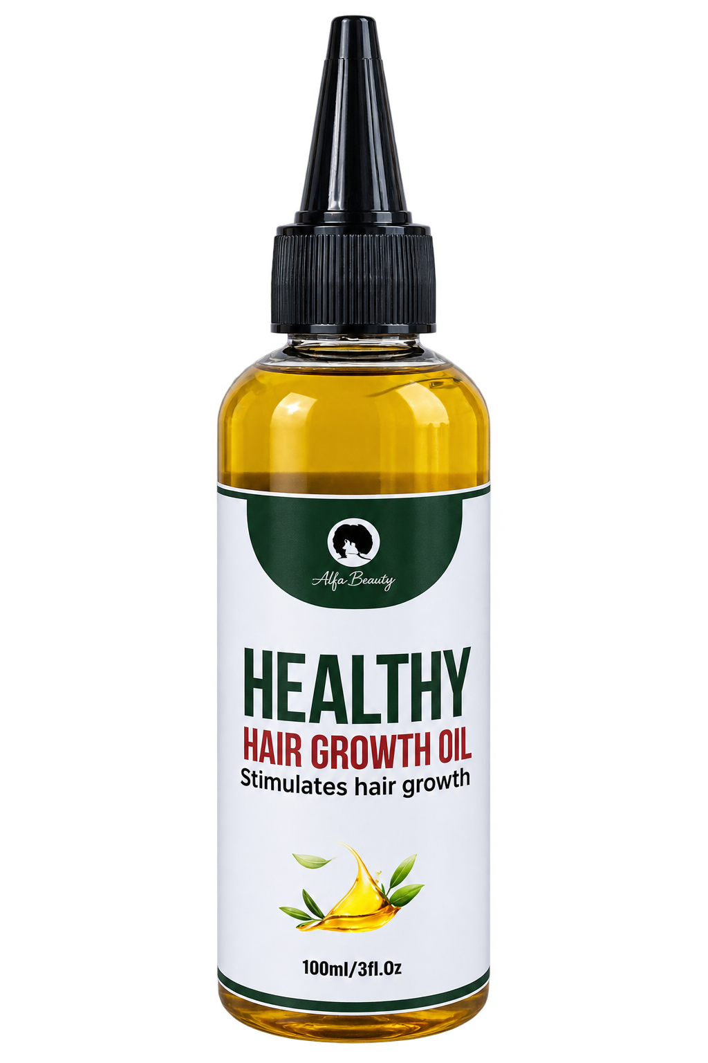 Huile de Croissance Capillaire 100 ml – Soin Cheveux & Cuir Chevelu