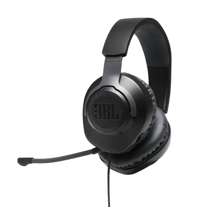 Casque De Jeu -  Filaire Supra-Auriculaire - JBL -  QUANTUM 100 – Microphone Amovible – Jack 3,5 mm – Garantie 06 Mois