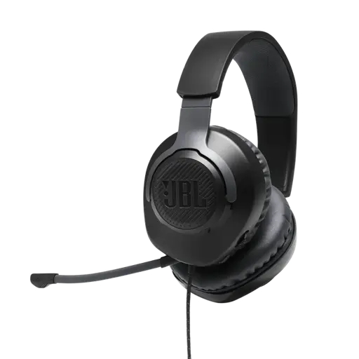 Casque De Jeu -  Filaire Supra-Auriculaire - JBL -  QUANTUM 100 – Microphone Amovible – Jack 3,5 mm – Garantie 06 Mois