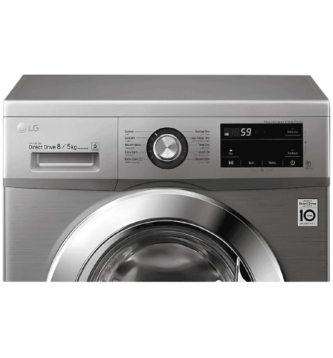 LG WASHING MACHINE-8KG/5KG WD GREY - F4J3TMG5P