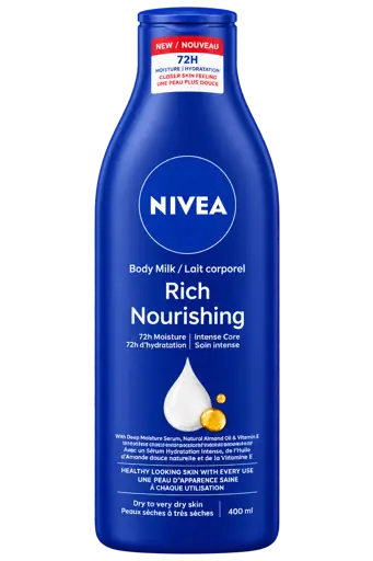 Lait Corps - Nivea Nourrissant - Soin hydratant - 400 ml 