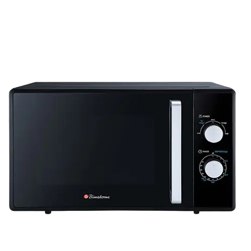 Micro-Onde -  BINATONE - 25L MWO-2520 – 900W – Fonction Dégivrage – Plateau Rotatif – Noir – Garantie 03 Mois