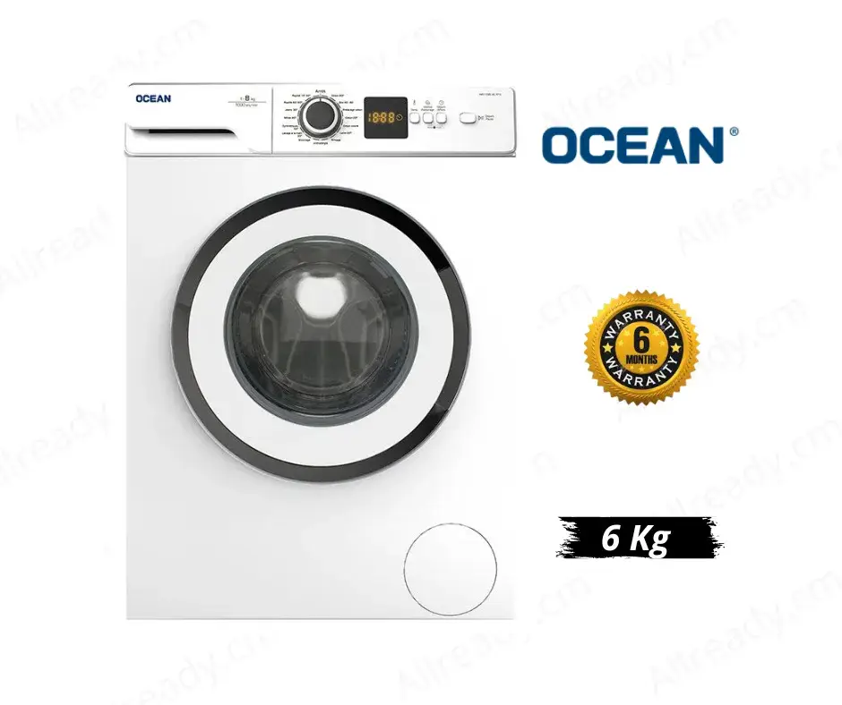 MACHINE À LAVER AUTOMATIQUE - OCEAN WFO 1061 WL S  – 6KG – A+++ – CHARGEMENT FRONTAL – GRIS – 06 MOIS DE GARANTIE