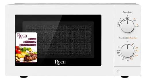 Micro-onde - Roch - RMW-20LM-A - 20 Litres - Blanc - 06 Mois de Garantie