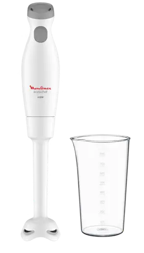 Mixeur Plongeant Moulinex DD45A110 Easychef – 450 W - avec gobelet doseur de 800 ml – 03 mois de garantie