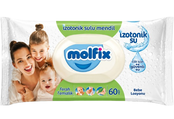 Lingettes Bébés - Molfix - 8690536845125 - Nettoyage rafraichissant –  Eau Isotonique