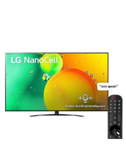 LG 65" TV-NANOCELL SMART 4K WITH MAGIC REMOTE - 65NANO796QA