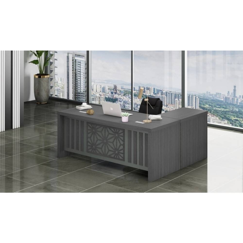 Table de Bureau TB-YF-255-160 – 160 cm - Format pratique pour aménager votre espace de travail - Convient aux besoins professionnels et personnels