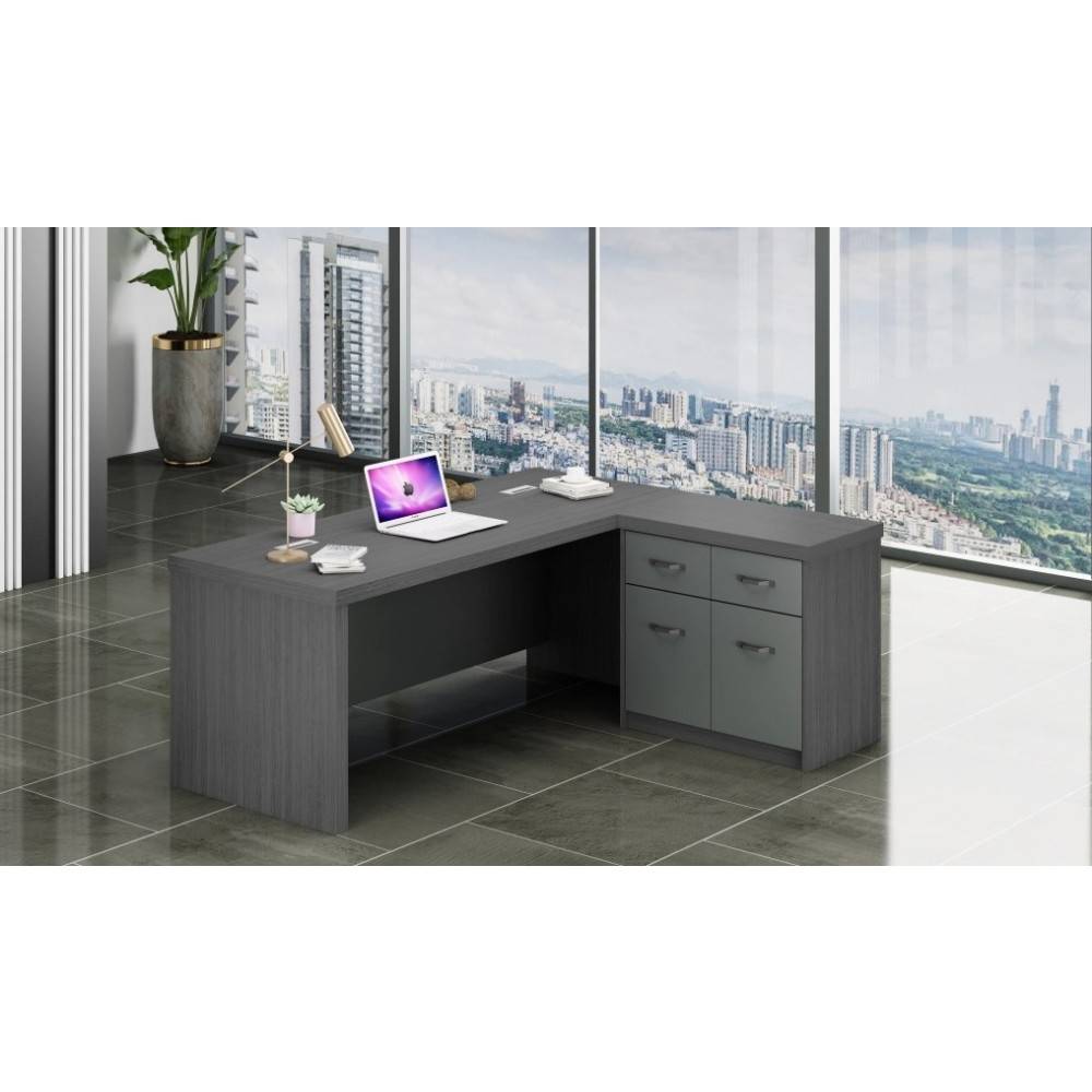 Table de Bureau TB-YF-255-160 – 160 cm - Format pratique pour aménager votre espace de travail - Convient aux besoins professionnels et personnels