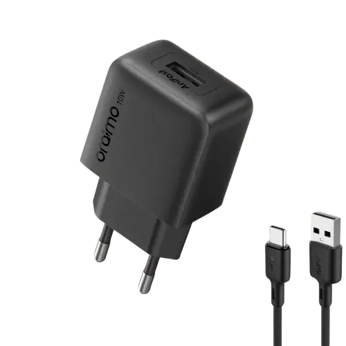 Chargeur Rapide - Oraimo -  PowerMate 101 Chargeur -  Type-C 10W avec câble - 03 Mois Garantie
