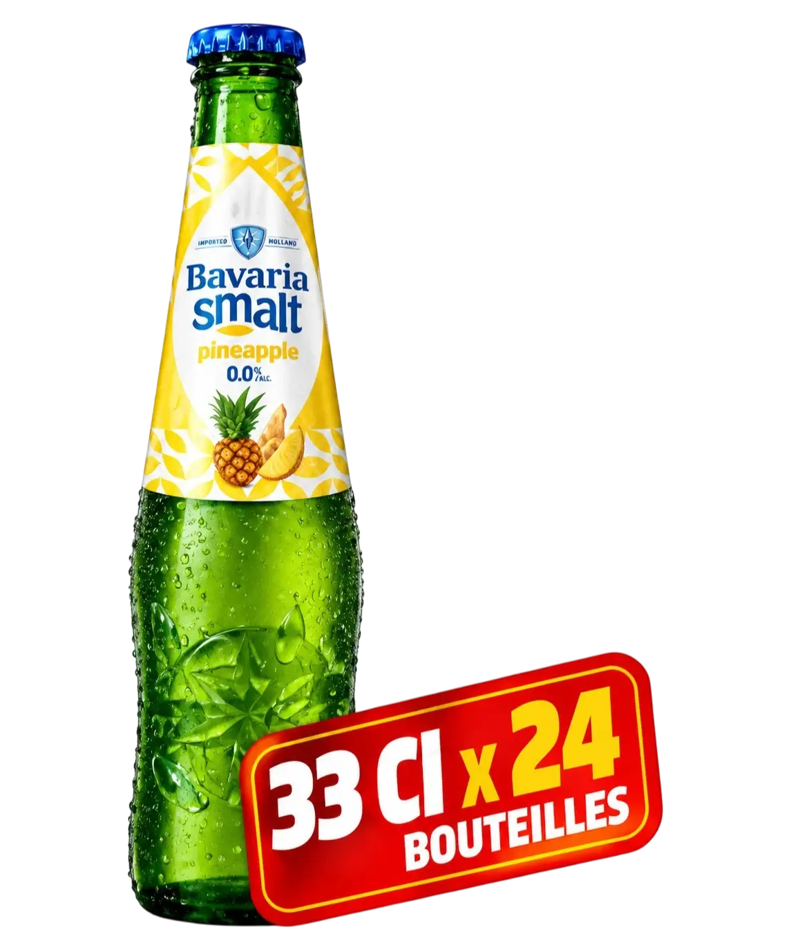 Pack 24 Bouteilles Bavaria - Smalt– Ananas – 33 CL