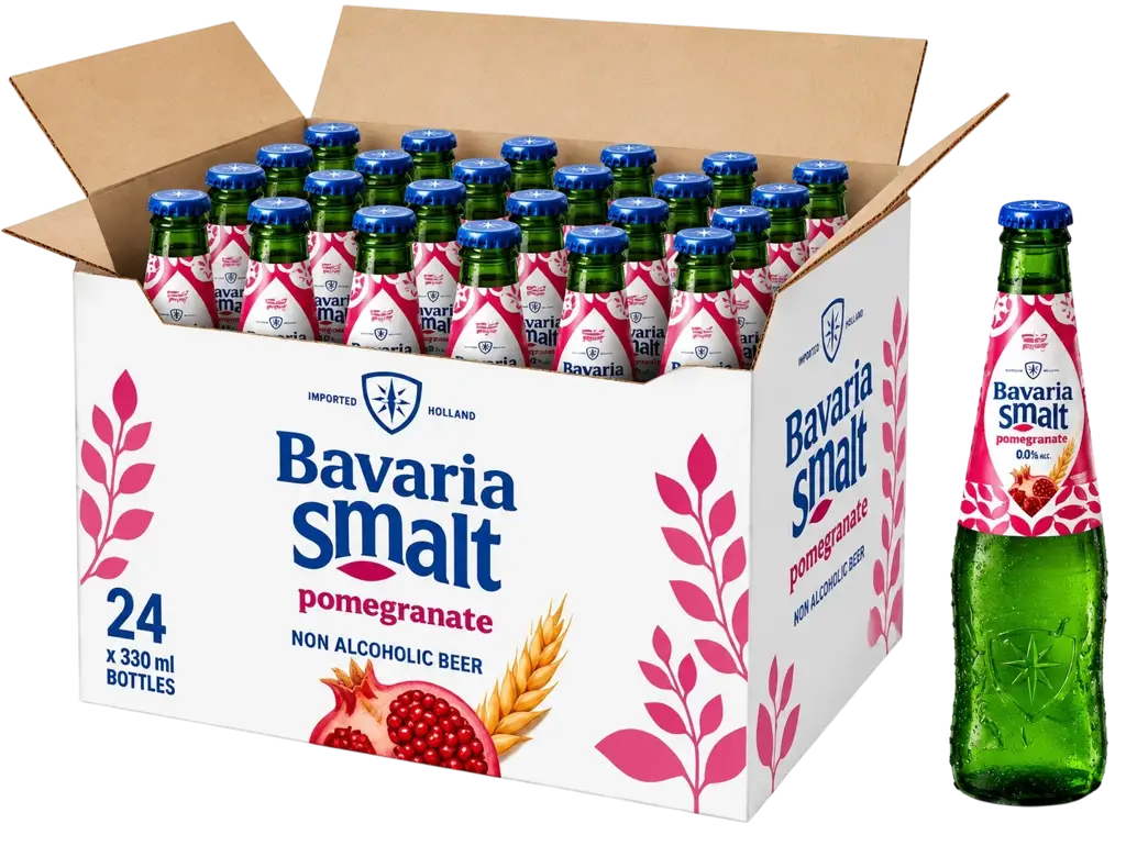 Pack 24 Bouteilles de Bavaria - Smalt – Grenade - 33 CL