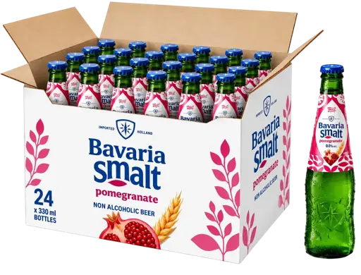 Pack 24 Bouteilles de Bavaria - Smalt – Grenade - 33 CL