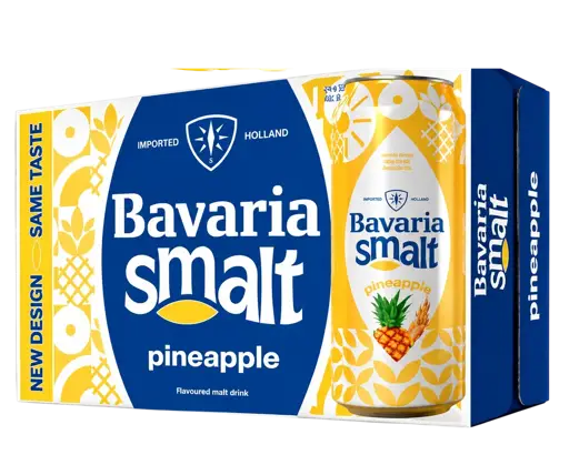 Pack 24 Canettes de Bavaria - Smalt - Ananas – 50 CL