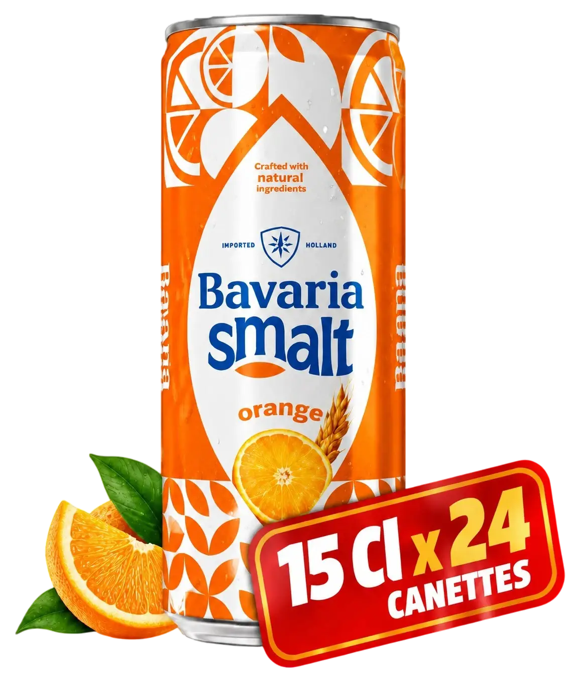 Pack 24 Canettes de Bavaria - Smalt - Orange –  15 CL