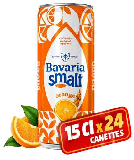 Pack 24 Canettes de Bavaria - Smalt - Orange –  15 CL