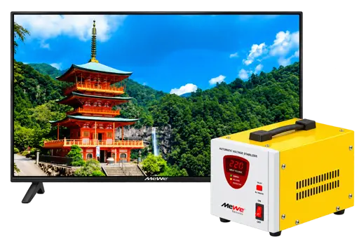 Pack MeWe Smart TV MW551STS 55 pouces 4K + VST1000 1000VA