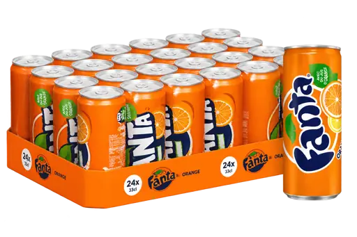 Palette de Fanta 33 cl x 24 canettes