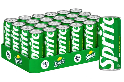 Palette de Sprite 33 cl x 24 canettes 