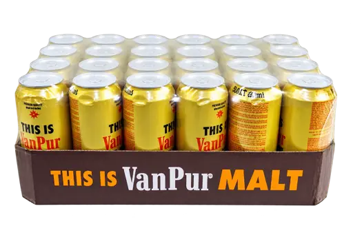 Boisson maltée Van Pur Vanille – pack de 24 canettes de 500 ml