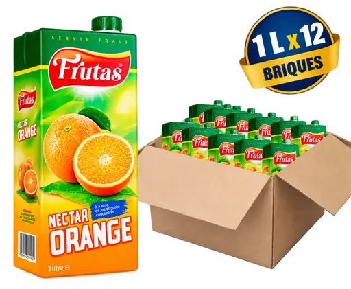 Jus de fruit Frutas nectar d’orange - 1 L x 12 briques